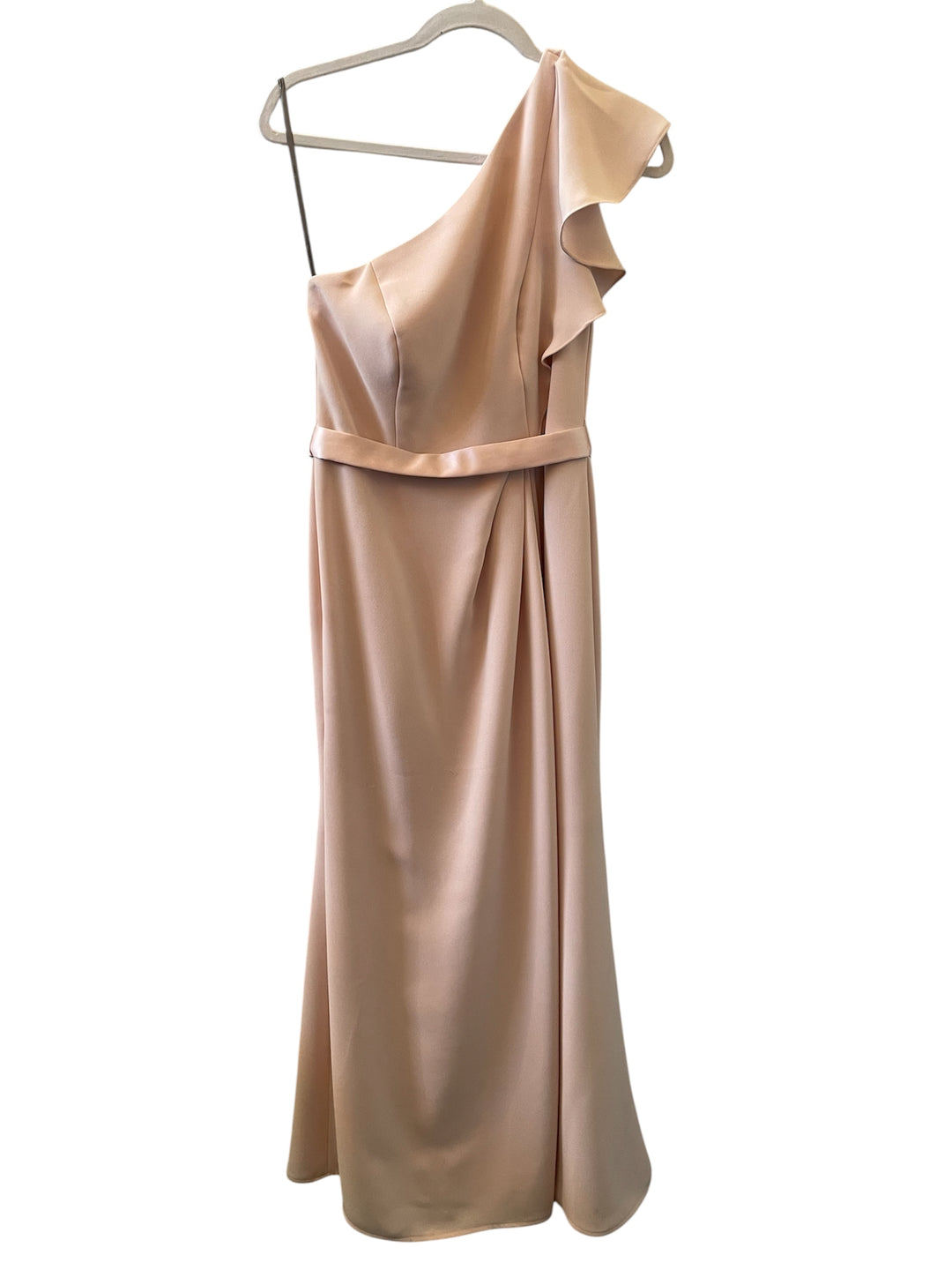 vera wang graduation dresses WOMEN'S WHITE BY BRIDESMAID RUFFLED DOUBLE CLOTH DRESS PINK – Dragonfly Thrift Boutique Buy Amarra Dress Style Shoe Size (US):10 sophisticated.