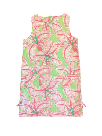 Women's Lilly Pulitzer Green Pink Floral Shift Dress Women's Size 10 –  Dragonfly Thrift Boutique